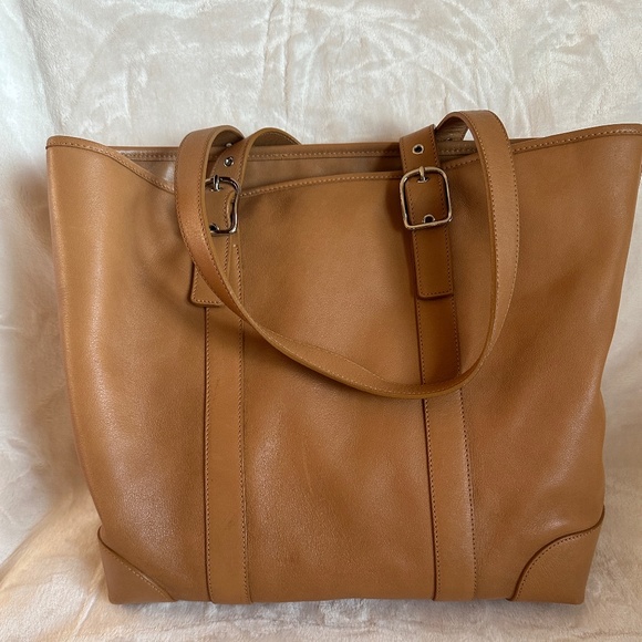 Pre-owned! Coach Hampton Vintage Large Carryall Tote In Brown No. B04F-5143 - Picture 8 of 15